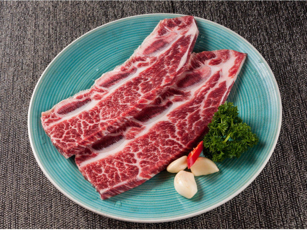 AAA Beef Short Rib - 極上AAA牛仔骨 (Frozen, 3 Bones, 2 Lbs)