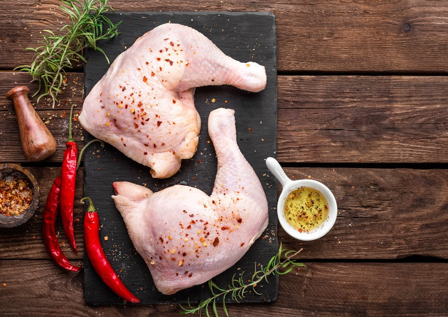 Chicken Leg Medium w/ Back Attached 有背中雞肶 (±2.85 Lbs)